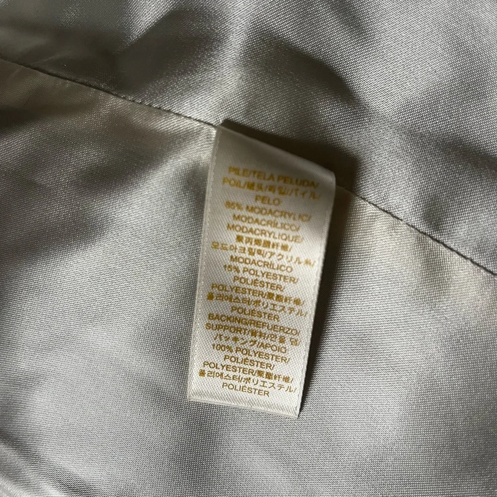 Kate Spade Rossalyn brown faux fur coat - Picture 6 of 7